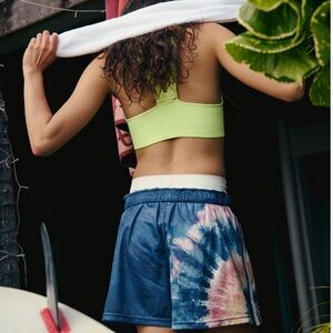 FP Movement when in Venice printed mesh Athletic Shorts size M NWT